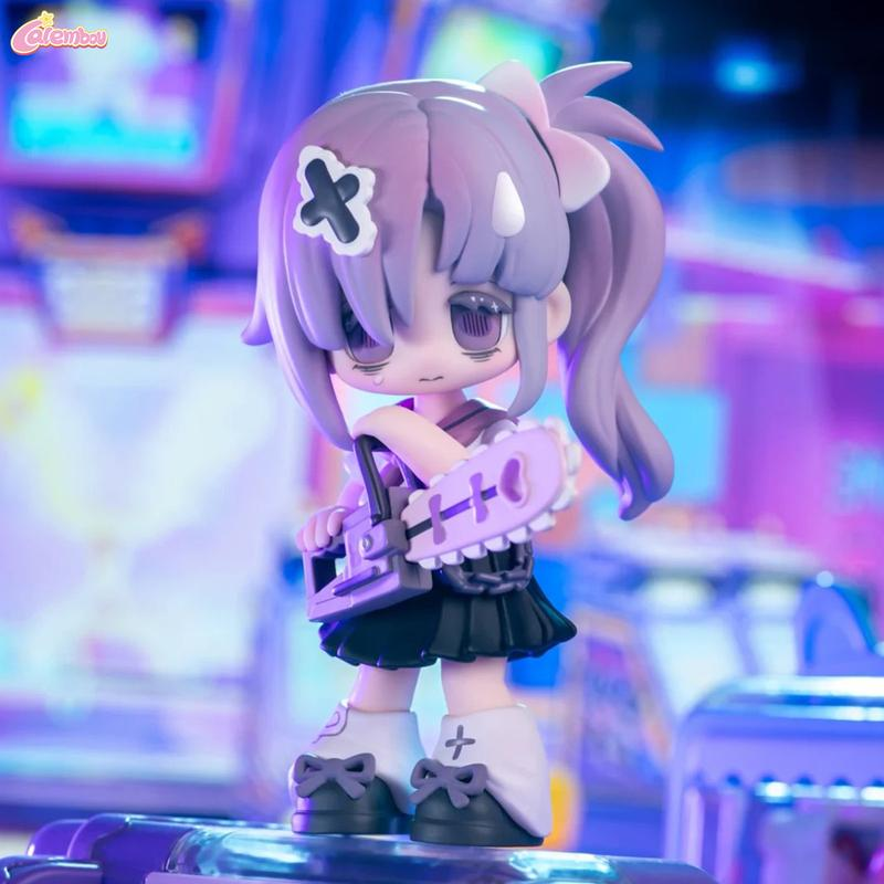 TOMIZ Electronic Pets from Another Dimension Series Anime Blind Box Figure, Cute Pets Another Dimension Series Blind Box Chibi Figure for Desktop Ornament, Collectable PVC Toys for Birthday Gifts