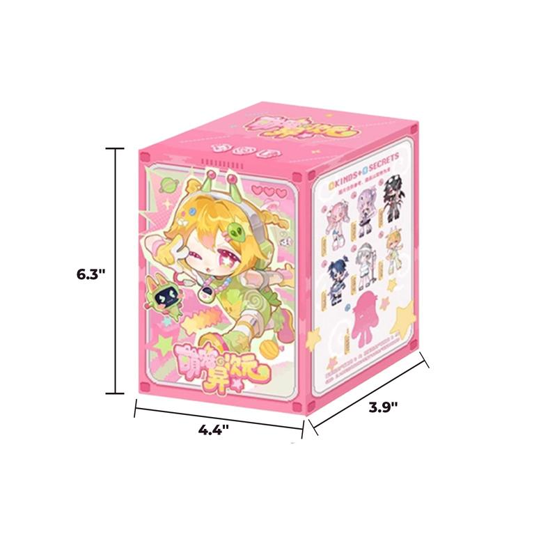 TOMIZ Electronic Pets from Another Dimension Series Anime Blind Box Figure, Cute Pets Another Dimension Series Blind Box Chibi Figure for Desktop Ornament, Collectable PVC Toys for Birthday Gifts