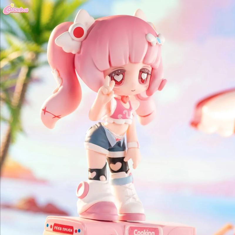 TOMIZ Electronic Pets from Another Dimension Series Anime Blind Box Figure, Cute Pets Another Dimension Series Blind Box Chibi Figure for Desktop Ornament, Collectable PVC Toys for Birthday Gifts