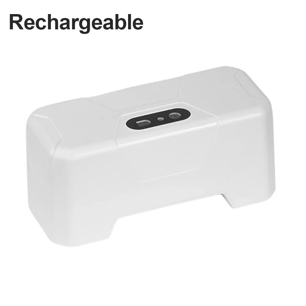 Touchless Smart Toilet Flush Automatic Toilet Flush Button Intelligent Infrared Sensor Waterproof On-Touch Flush Switch for Home - Color: Rechargeable