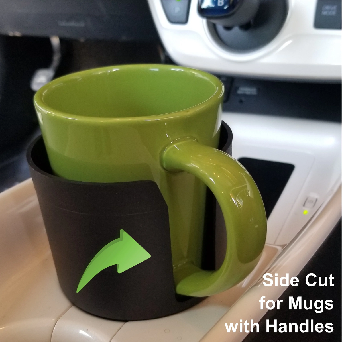 Cupholder Expander - Car Cup Holder Adapter for Beverages up to 3.7