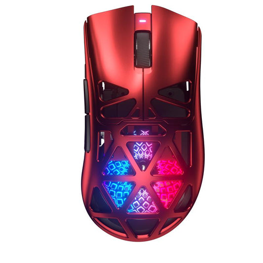 FURYCUBE G11 Tri-Mode Gaming Mouse PAW 3311 2.4G Bluetooth Wired Rechargeable RGB Lighting Optical Sensor for Gaming & Office Accessories Birthday Gifts for BF