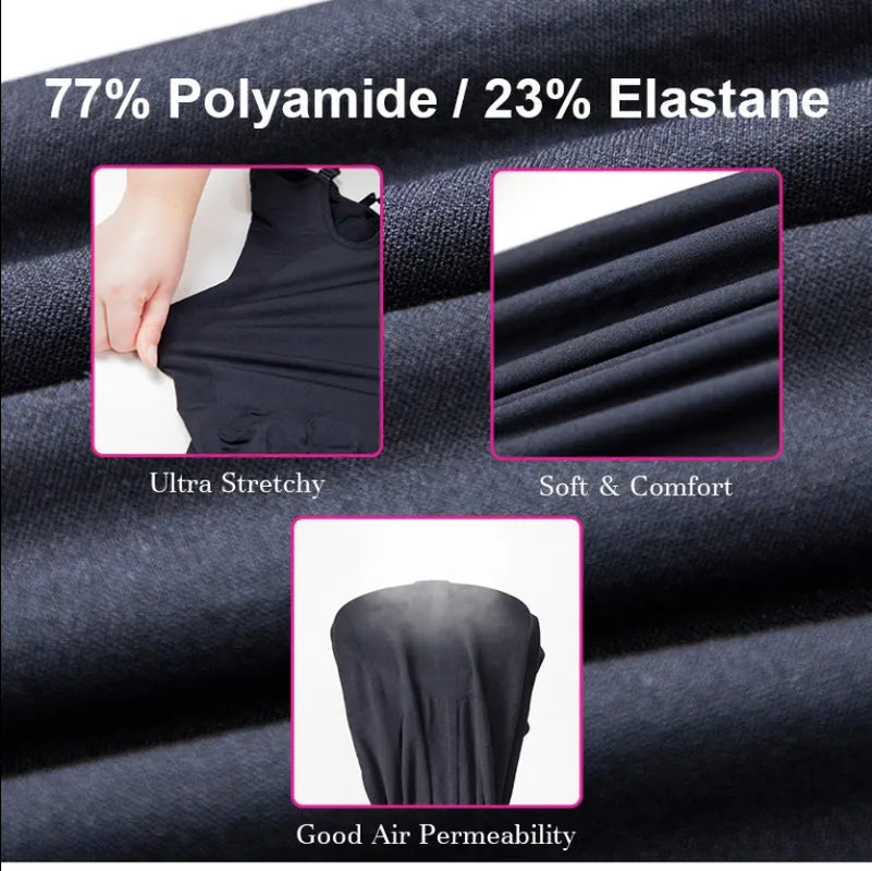 SEAMLESS One Piece Bodyshaper Ladies Shapewear Swimsuit Solid Color Stretch Full Bust Nylon Spandex Bodyshaper for Woman