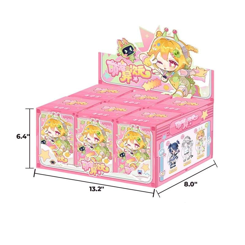 TOMIZ Electronic Pets from Another Dimension Series Anime Blind Box Figure, Cute Pets Another Dimension Series Blind Box Chibi Figure for Desktop Ornament, Collectable PVC Toys for Birthday Gifts