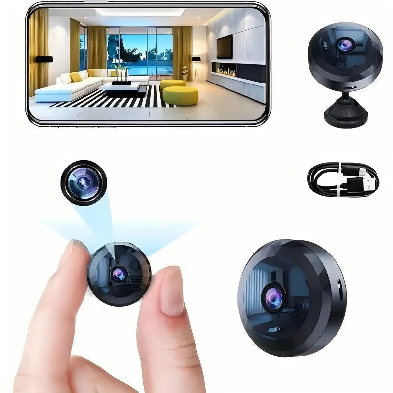 New Portable Monitor Wireless Mini Wifi Security Camera 1080P Night Vision Motion Detection Rechargeable Battery Easy Install Magnetic Design