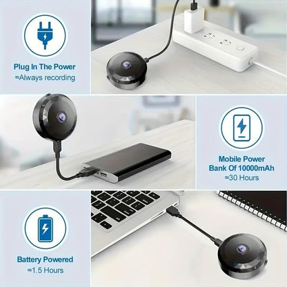 New Portable Monitor Wireless Mini Wifi Security Camera 1080P Night Vision Motion Detection Rechargeable Battery Easy Install Magnetic Design
